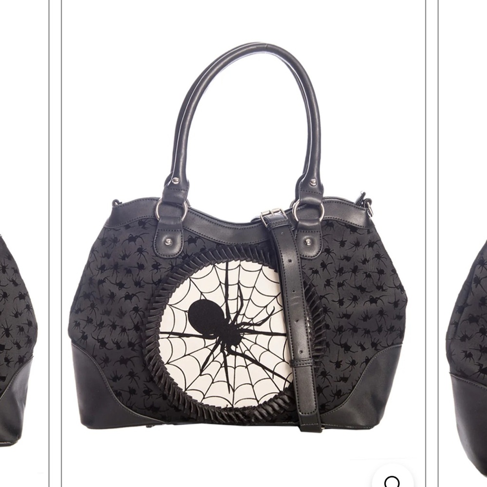 Lost Queen Spinderella Spider Handbag Goth Punk Spooky Horror NWT